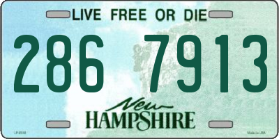 NH license plate 2867913