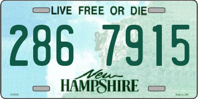 NH license plate 2867915