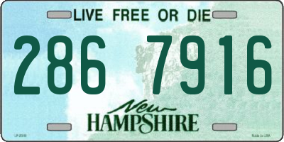 NH license plate 2867916