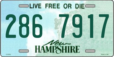 NH license plate 2867917