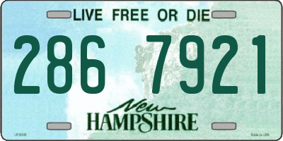 NH license plate 2867921