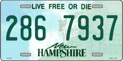NH license plate 2867937