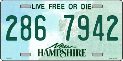 NH license plate 2867942