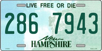 NH license plate 2867943
