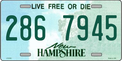 NH license plate 2867945