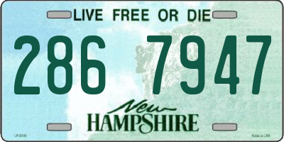 NH license plate 2867947
