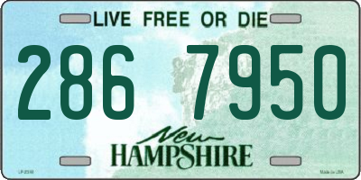 NH license plate 2867950