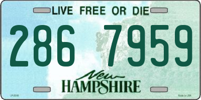 NH license plate 2867959