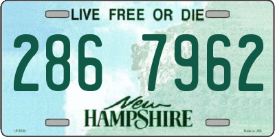 NH license plate 2867962