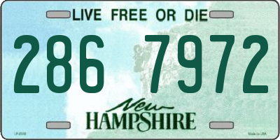 NH license plate 2867972