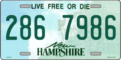 NH license plate 2867986