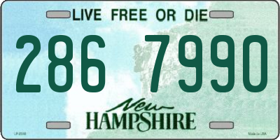 NH license plate 2867990