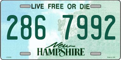 NH license plate 2867992