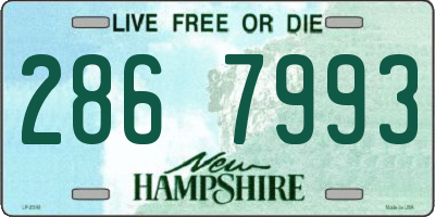 NH license plate 2867993