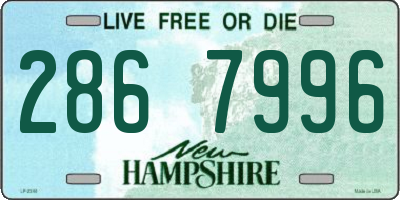 NH license plate 2867996