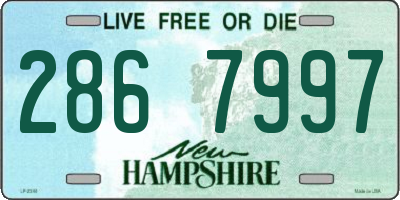 NH license plate 2867997