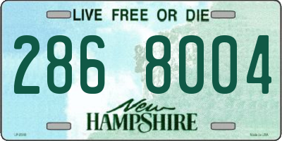 NH license plate 2868004