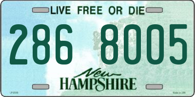 NH license plate 2868005