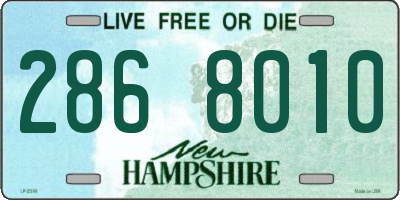 NH license plate 2868010