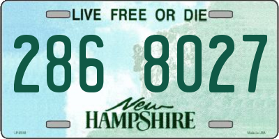 NH license plate 2868027