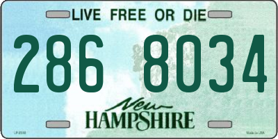 NH license plate 2868034