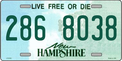 NH license plate 2868038