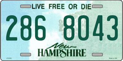 NH license plate 2868043