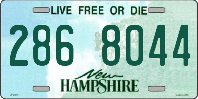 NH license plate 2868044