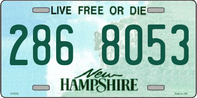 NH license plate 2868053