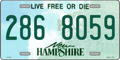 NH license plate 2868059