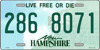 NH license plate 2868071