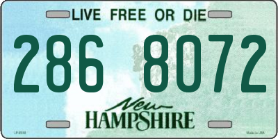NH license plate 2868072