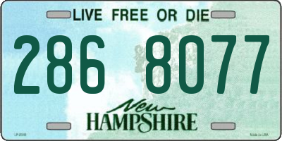 NH license plate 2868077