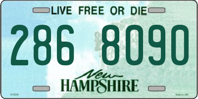 NH license plate 2868090