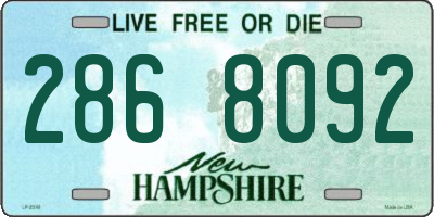 NH license plate 2868092