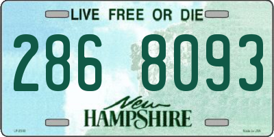 NH license plate 2868093