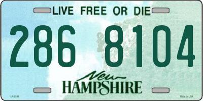 NH license plate 2868104