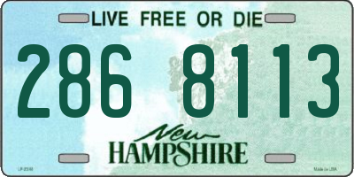 NH license plate 2868113
