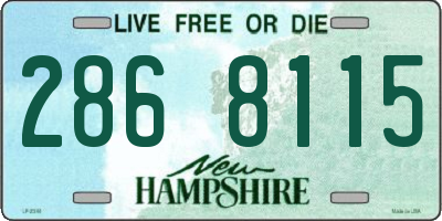 NH license plate 2868115