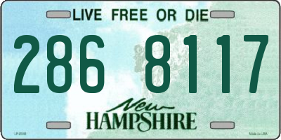 NH license plate 2868117