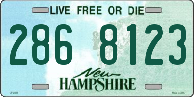 NH license plate 2868123