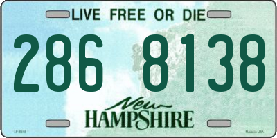 NH license plate 2868138