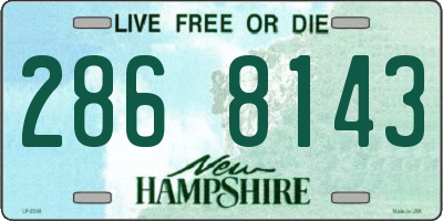 NH license plate 2868143