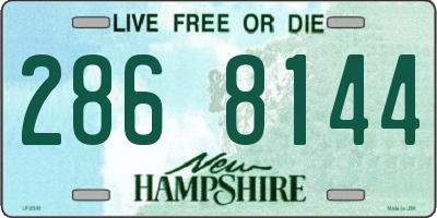 NH license plate 2868144