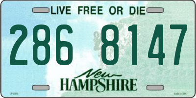 NH license plate 2868147
