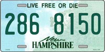 NH license plate 2868150