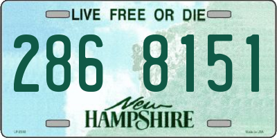 NH license plate 2868151