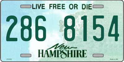 NH license plate 2868154