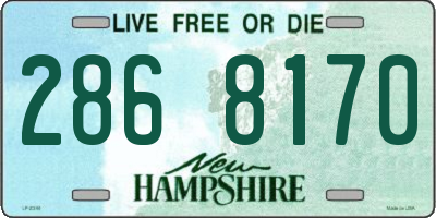 NH license plate 2868170