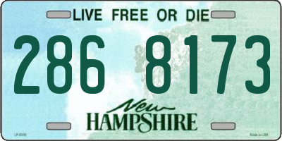 NH license plate 2868173